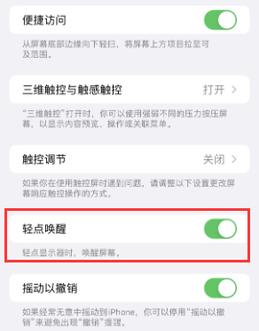 振兴苹果授权维修站分享iPhone轻点无法唤醒怎么办 