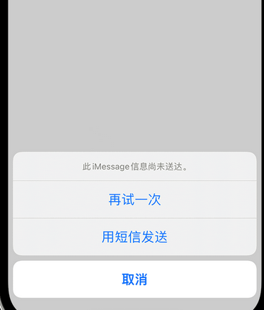 振兴apple维修iPhone上无法正常发送iMessage信息