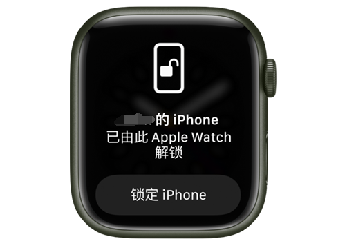 振兴苹果手机维修分享用 AppleWatch 解锁配备面容 ID 的 iPhone方法 