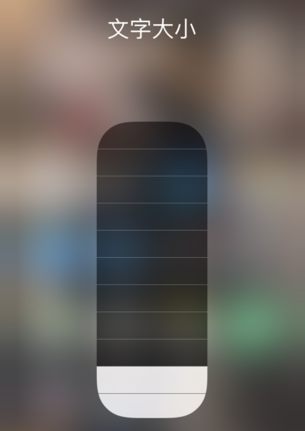振兴苹果手机维修分享小技巧：在 iPhone 控制中心快速调节字体大小 